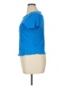 Pilcro Blue Short Sleeve Top Size XL - photo 5