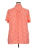 Elementz 100% Polyester Orange Short Sleeve Blouse Size 2X - photo 2