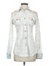 Roar Ivory Long Sleeve Button-Down Shirt Size S - photo 1