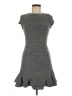 Aqua Tweed Gray Casual Dress Size M - photo 1
