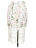 Astr 100% Polyester Floral White Casual Skirt Size S - photo 2
