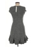 Aqua Tweed Gray Casual Dress Size M - photo 2