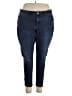 Democracy Solid Blue Jeans Size 22 - photo 1