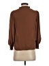 T Tahari 100% Polyester Brown Long Sleeve Blouse Size XS - photo 2