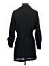 TGLA 100% Polyester Black Trenchcoat Size S - photo 2