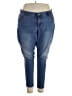 Democracy Solid Blue Jeans Size 22 - photo 1