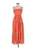 by the River 100% Polyester Orange Casual Dress Size M - photo 1