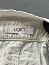 Ann Taylor LOFT 100% Lyocell Solid Ivory White Shorts Size L (estimated) - photo 3