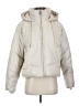 Zara 100% Polyurethane Solid Ivory Snow Jacket Size S - photo 1