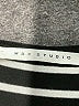 Max Studio Stripes Black Short Sleeve T-Shirt Size S (estimated) - photo 7