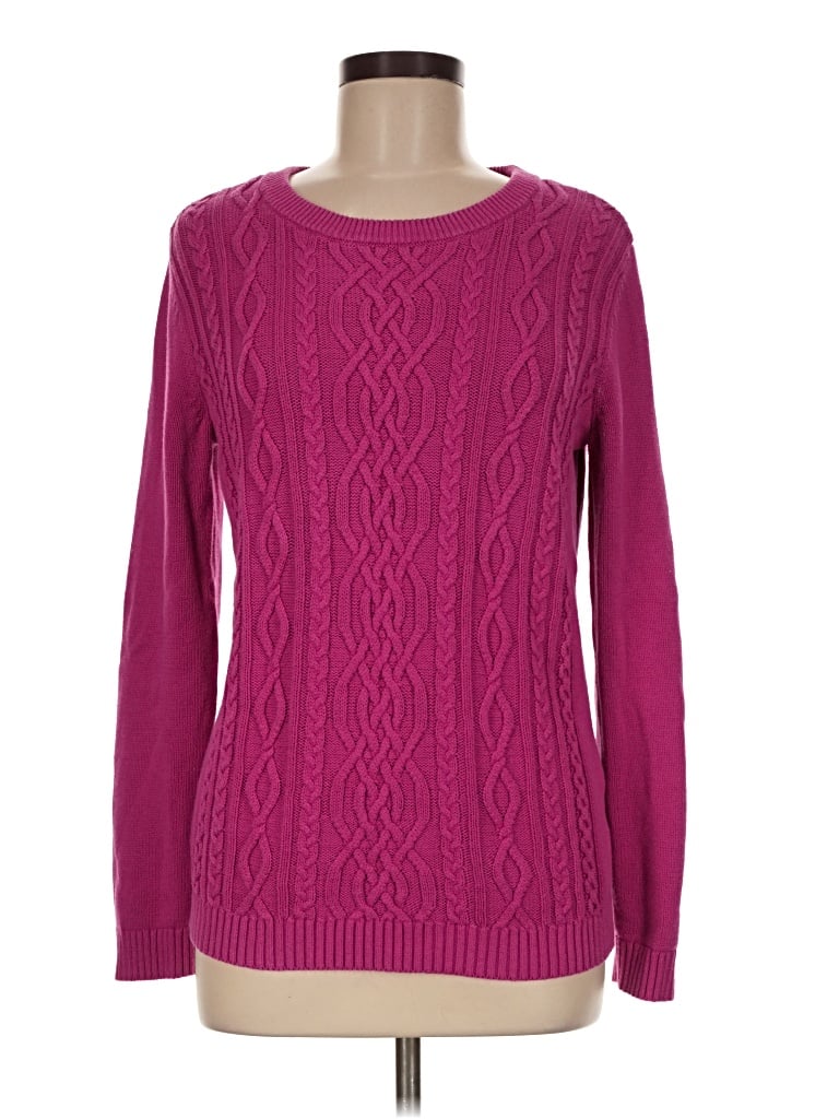 Pre-owned Tommy Hilfiger Pullover Sweater In Pink