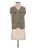 Universal Thread Brown Tan Sleeveless Button-Down Shirt Size XS - photo 1