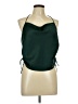 Parrllel Lines 100% Polyester Green Sleeveless Blouse Size 10 - photo 1