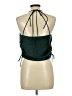 Parrllel Lines 100% Polyester Green Sleeveless Blouse Size 10 - photo 2