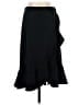 Express 100% Silk Solid Black silk skirt Size XS (estimated) - photo 1
