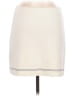 Zara Solid Ivory Faux Leather Skirt Size M - photo 2