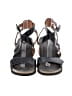 Taos 100% Leather Black Wedges Size 10 - photo 2