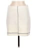 Zara Solid Ivory Faux Leather Skirt Size M - photo 1