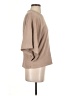 Zara 100% Cotton Tan 3/4 Sleeve Top Size S - photo 4