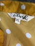 Blush 100% Polyester Polka Dots Yellow Casual Dress Size XL - photo 7