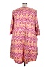 Unbranded Print Pink Casual Dress Size 3X - photo 2