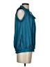 Club Monaco 100% Polyester Solid Teal Sleeveless Blouse Size XS - photo 4