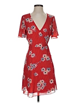 Madewell Button-Wrap Dress in Daisy Society (view 1)