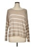Eileen Fisher Stripes Tan Pullover Sweater Size XL - photo 1
