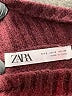 Zara Solid Burgundy Turtleneck Sweater Size S - photo 7