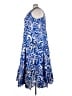 Lane Bryant Paisley Blue Casual Dress Size 26 - 28 Plus - photo 5
