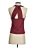Express 100% Polyester Burgundy Sleeveless Blouse Size XS - photo 2