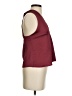 Express 100% Polyester Burgundy Sleeveless Blouse Size XS - photo 4