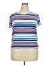 Principles Stripes Blue Short Sleeve T-Shirt Size 18 - photo 1