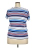 Principles Stripes Blue Short Sleeve T-Shirt Size 18 - photo 2