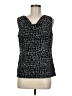 212 Collection Black Sleeveless Blouse Size M - photo 1