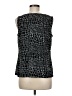 212 Collection Black Sleeveless Blouse Size M - photo 2