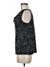 212 Collection Black Sleeveless Blouse Size M - photo 5
