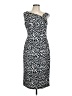 Donna Ricco Animal Print Leopard Print Polka Dots Multi Color Silver Cocktail Dress Size 10 - photo 1