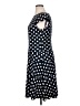 Anne Klein Polka Dots Blue Casual Dress Size 16 - photo 5