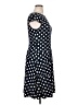 Anne Klein Polka Dots Blue Casual Dress Size 16 - photo 4
