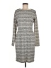 The Limited Chevron-herringbone Gray Casual Dress Size 6 - photo 1