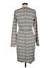 The Limited Chevron-herringbone Gray Casual Dress Size 6 - photo 2