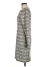 The Limited Chevron-herringbone Gray Casual Dress Size 6 - photo 5