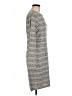 The Limited Chevron-herringbone Gray Casual Dress Size 6 - photo 4