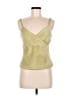 Spiegel 100% Polyester Green Leather Top Size 6 - photo 1