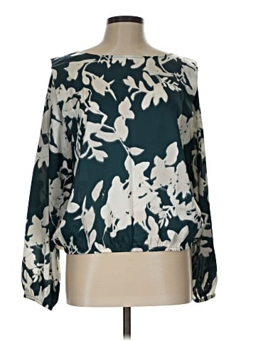 Ann Taylor Factory Long Sleeve Blouse (view 1)