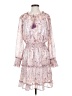 Unbranded 100% Polyester Paisley Pink Casual Dress Size S - photo 1