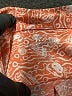 Southern Tide Paisley Orange Short Sleeve Button-Down Shirt Size 12 - 14 - photo 3