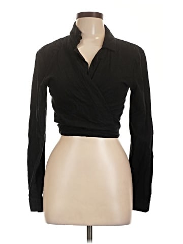 Pull&Bear Long Sleeve Blouse (view 1)