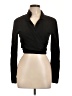 Pull&Bear Black Long Sleeve Blouse Size L - photo 1